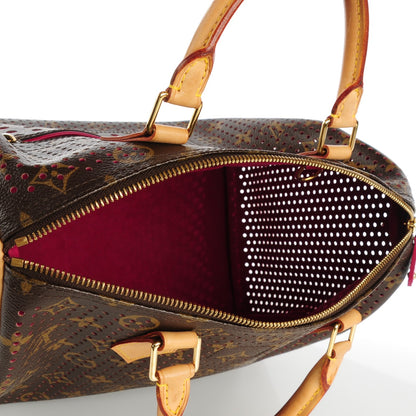 Louis Vuitton Monogram Perforated Speedy 30 Fuchsia 5 of 7