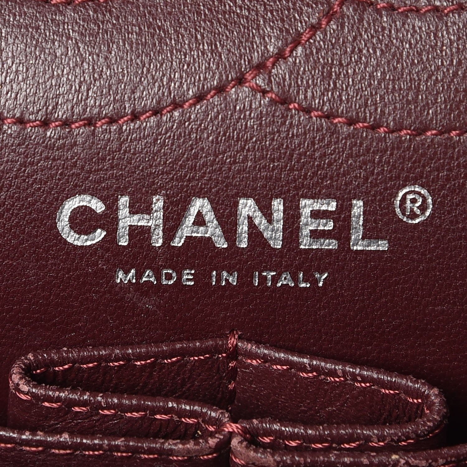 Chanel Aged Calfskin Quilted 2.55 Reissue 226 Flap Red 7 of 10