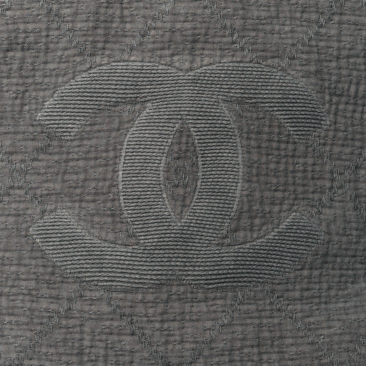 Chanel Canvas Small Double Face Tote Gray 8 of 10