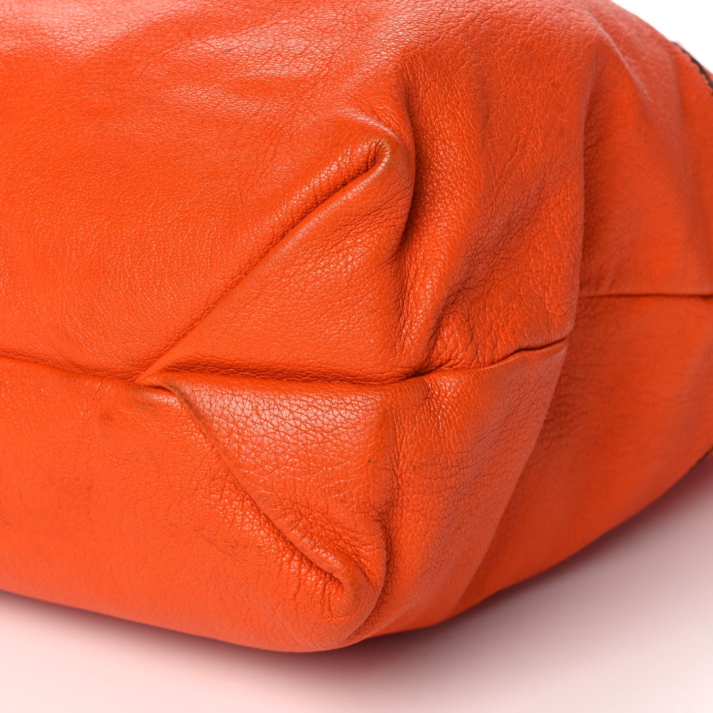 Calfskin George V Apron Bag Orange