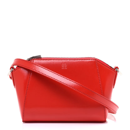 Givenchy Smooth Calfskin Nano Antigona Red 1 of 12
