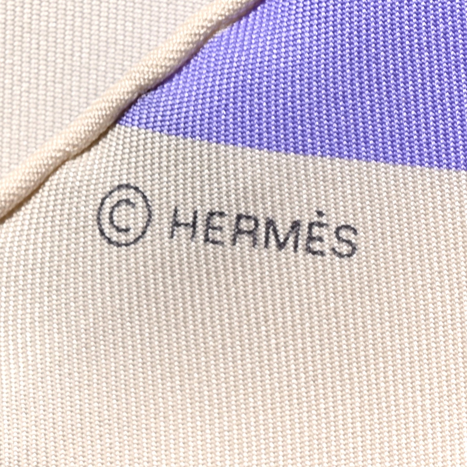 Hermes Silk Centered Rhyme de Elaine Lustig Cohen Scarf 90 Creme Jaune Rose 3 of 4
