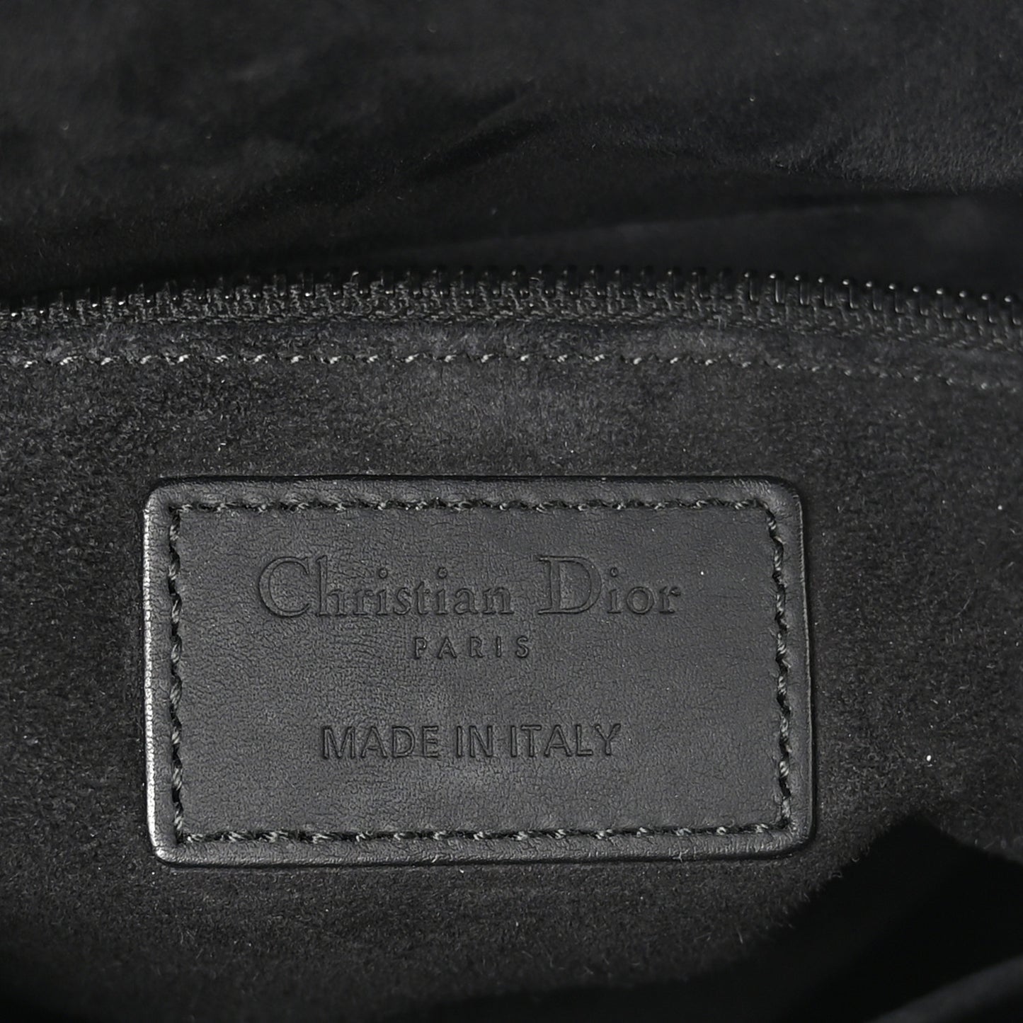 Ultra Matte Calfskin Cannage Medium Lady Dior Black