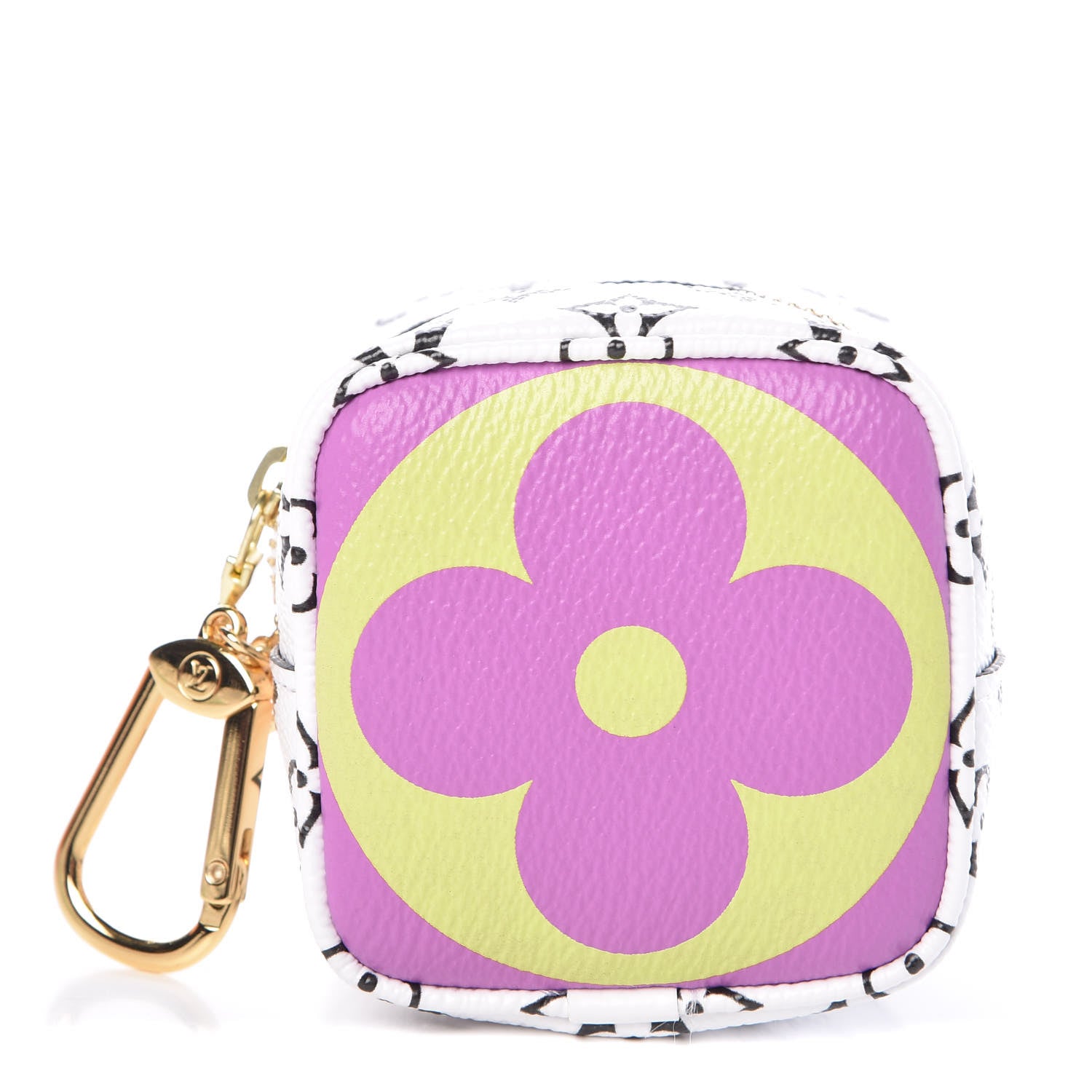 Louis Vuitton Monogram Giant Cube Coin Purse Pink 1 of 8