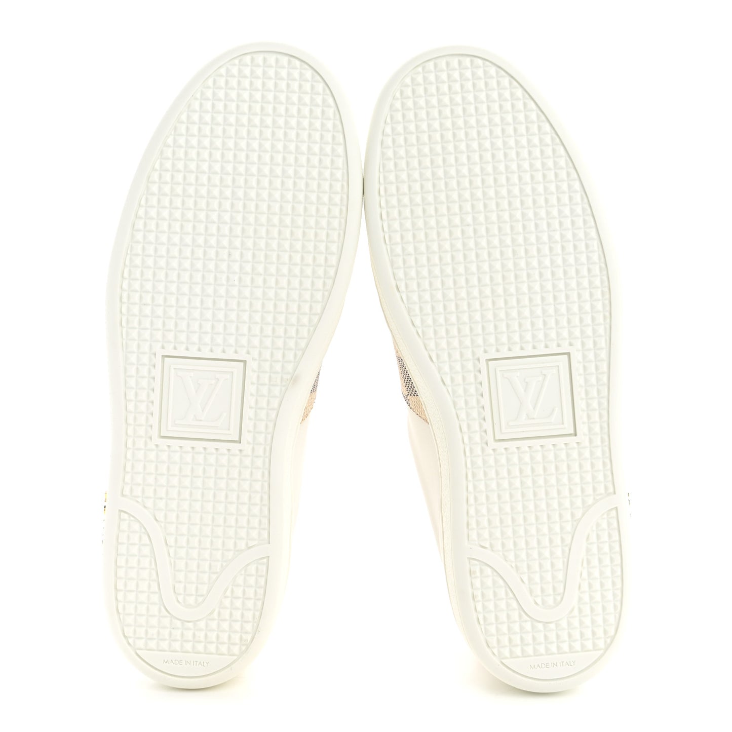 Damier Azur Front Row Sneaker 36 White