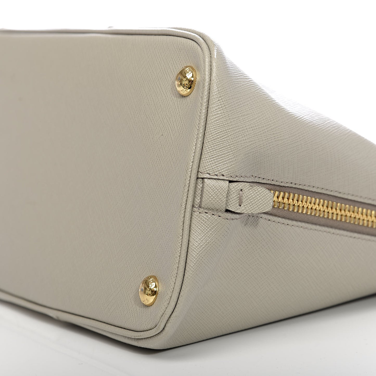 Saffiano Lux Bi-Color Promenade Tote Talco Pomice