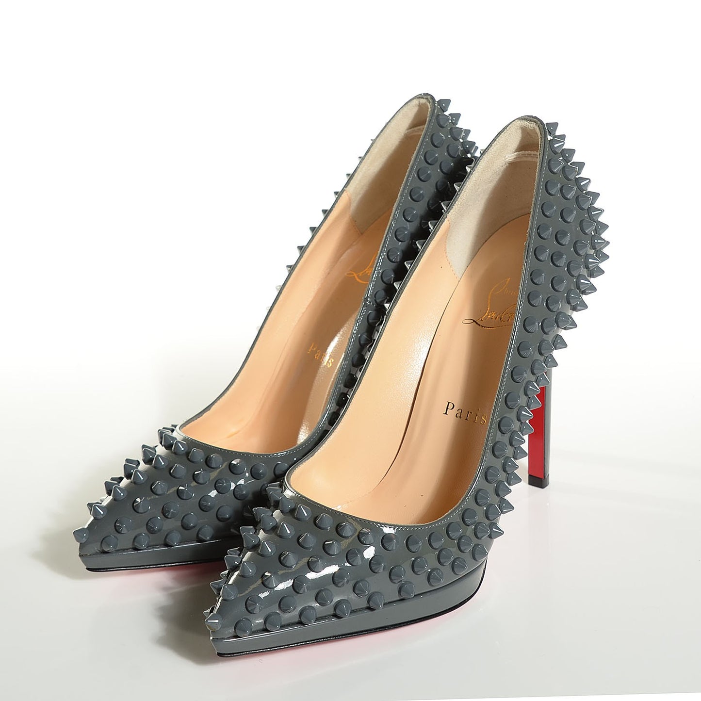 Patent Pigalle Plato Spikes 120 Pumps 37 Acier