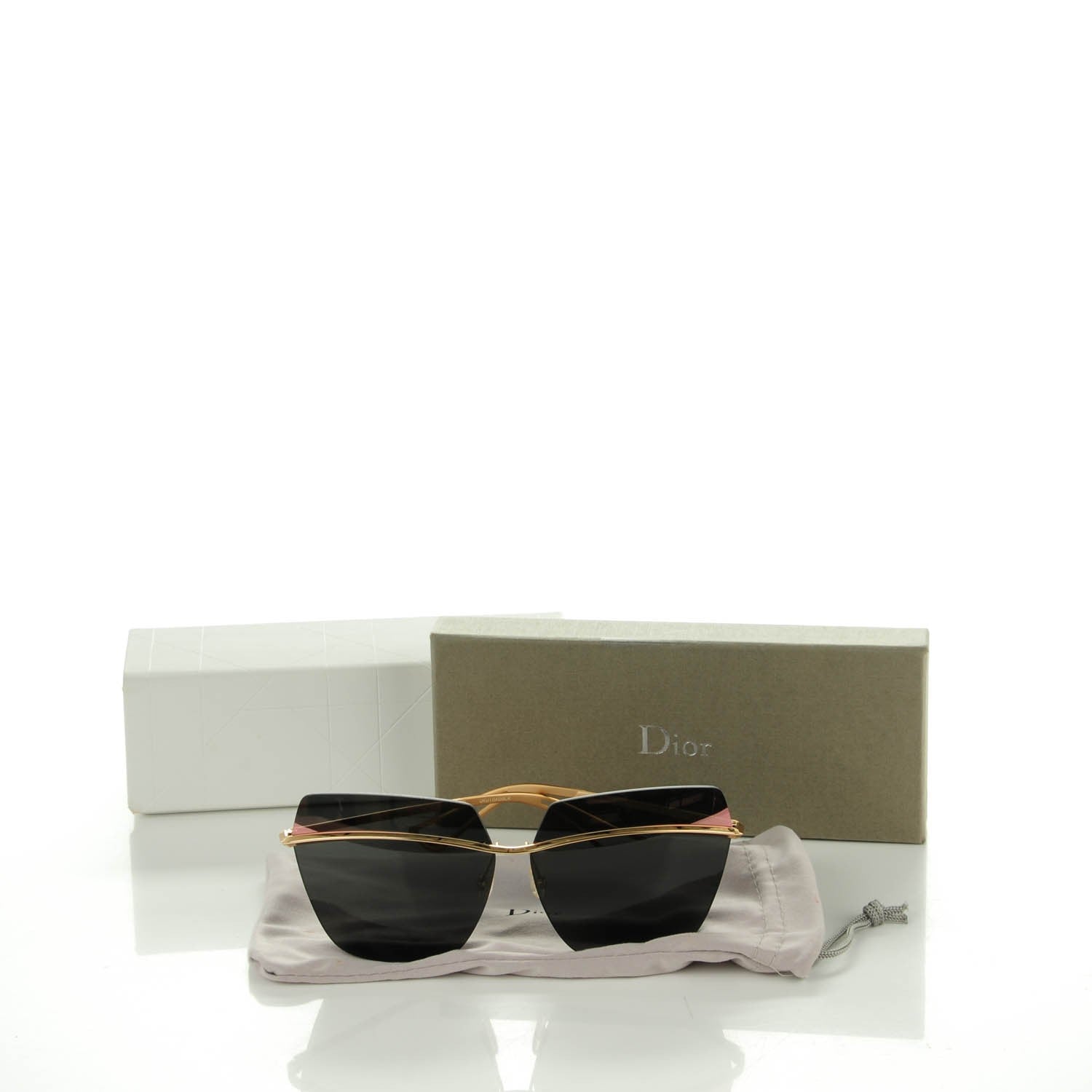 Christian Dior Metallic Sunglasses Rose Gold 6 of 6