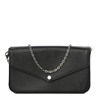Louis Vuitton Epi Pochette Felicie Black 3 of 12