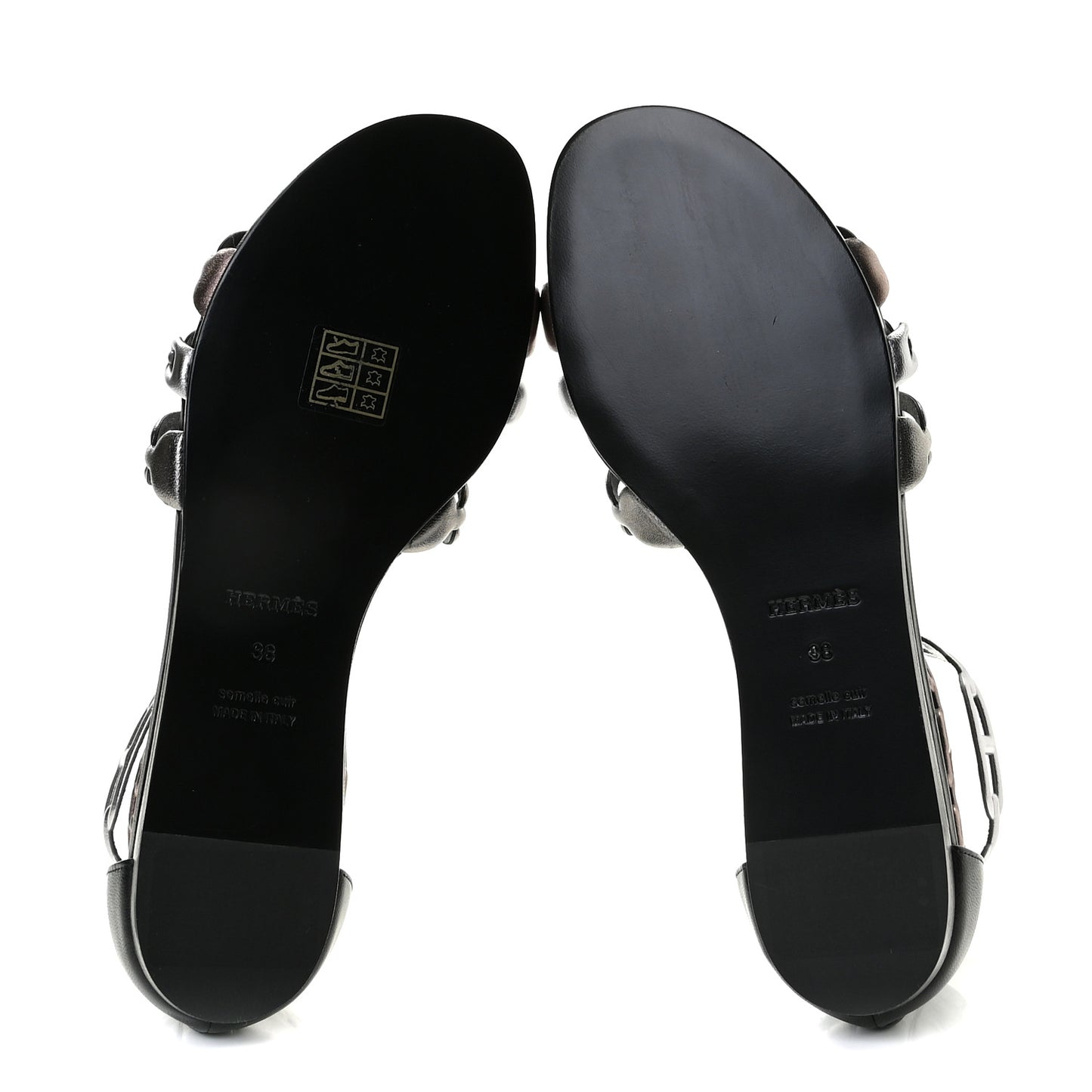 Nappa Venus Sandals 38 Multicolore Dore Vieilli