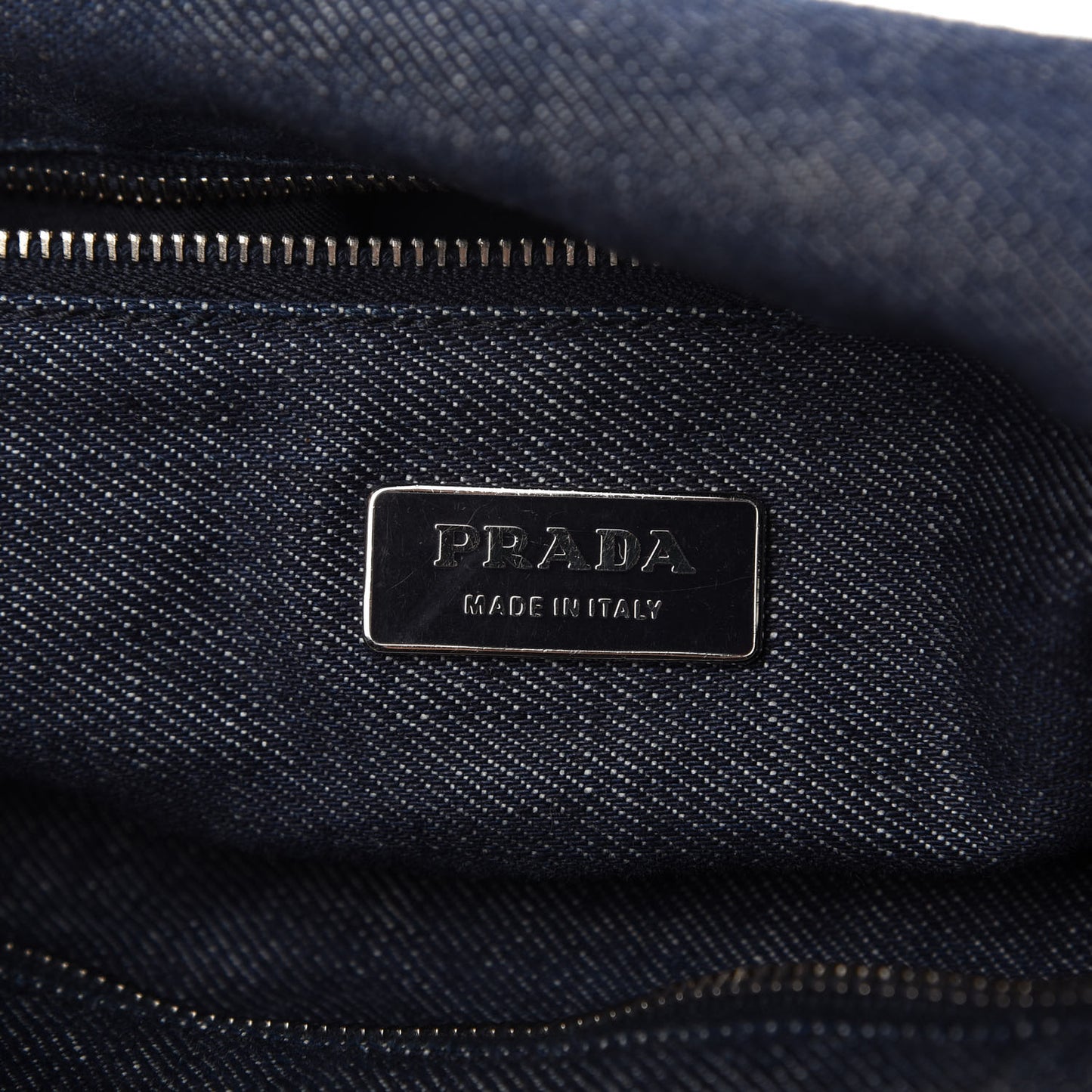 Denim Shoulder Bag Bleu