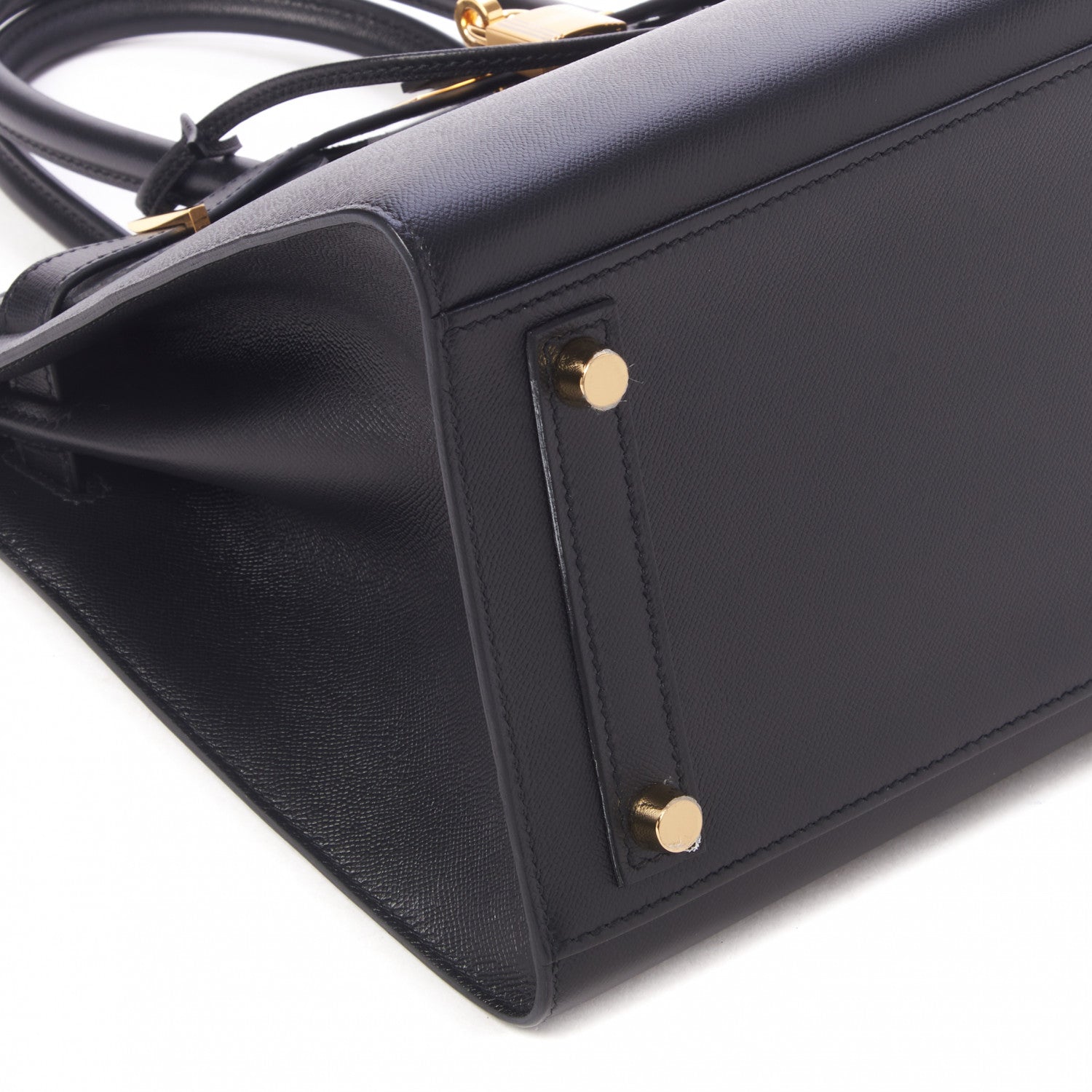 Hermes Madame Calfskin Birkin Sellier 30 Black 7 of 32