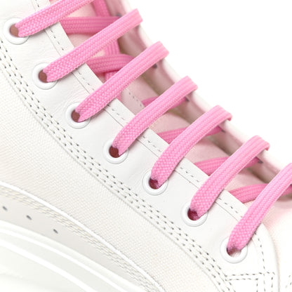 Louis Vuitton Canvas Monogram LV Squad Sneaker Boots 38 White Pink 11 of 13