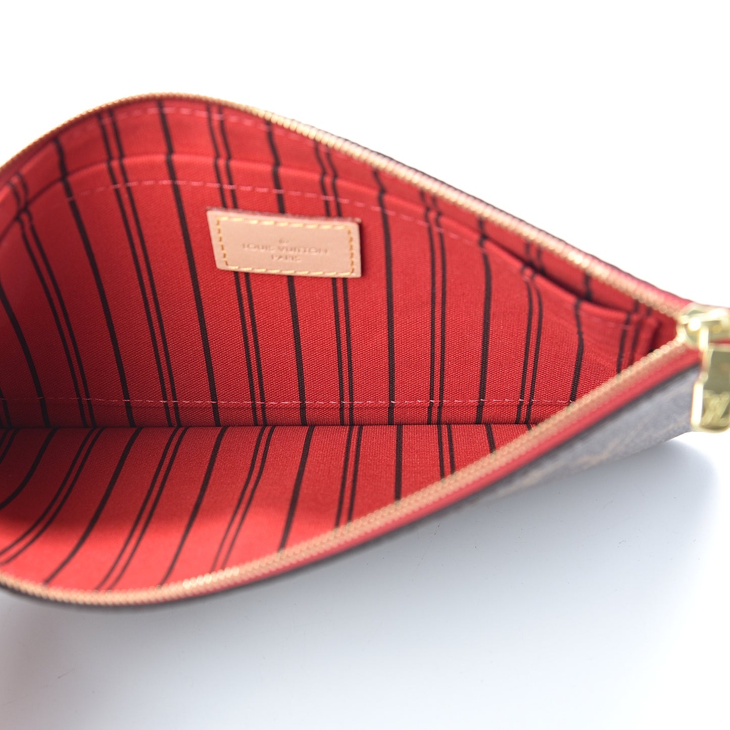 Monogram Neverfull MM GM Pochette Cherry