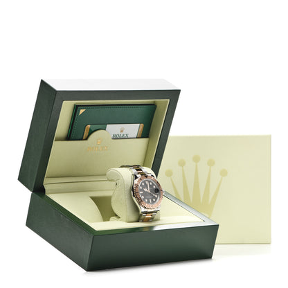 Rolex Stainless Steel 18K Everose Gold 40mm Yacht-Master Watch Black 116621 6 of 6