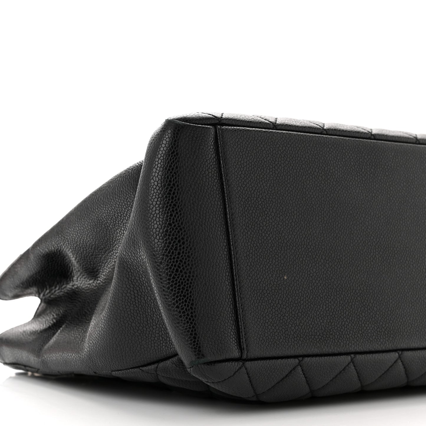 Caviar Quilted Grand Shopping Tote GST Black