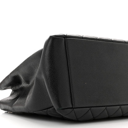 Chanel Caviar Quilted Grand Shopping Tote GST Black 9 of 10