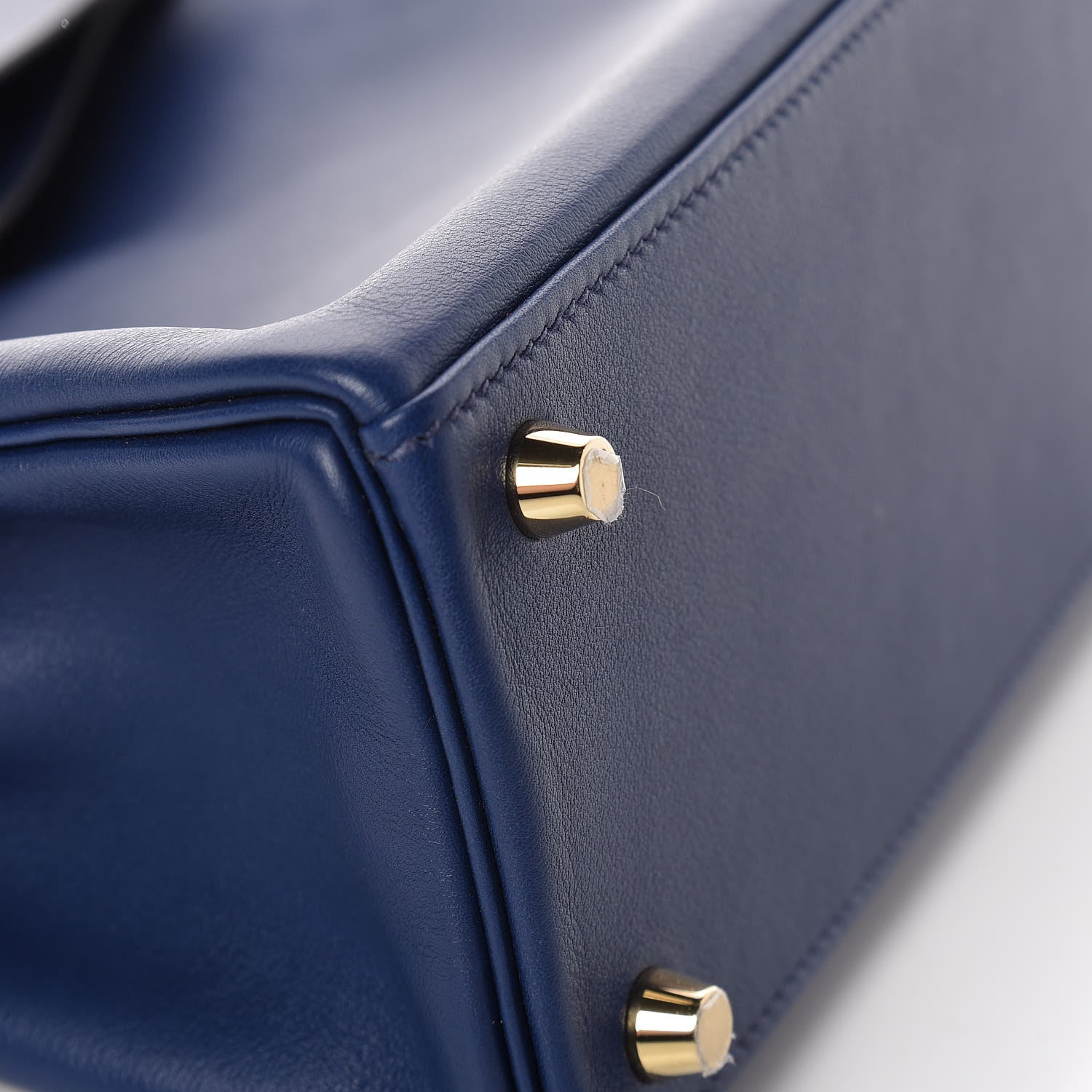 Hermes Swift Kelly Retourne 25 Bleu Saphir 8 of 39