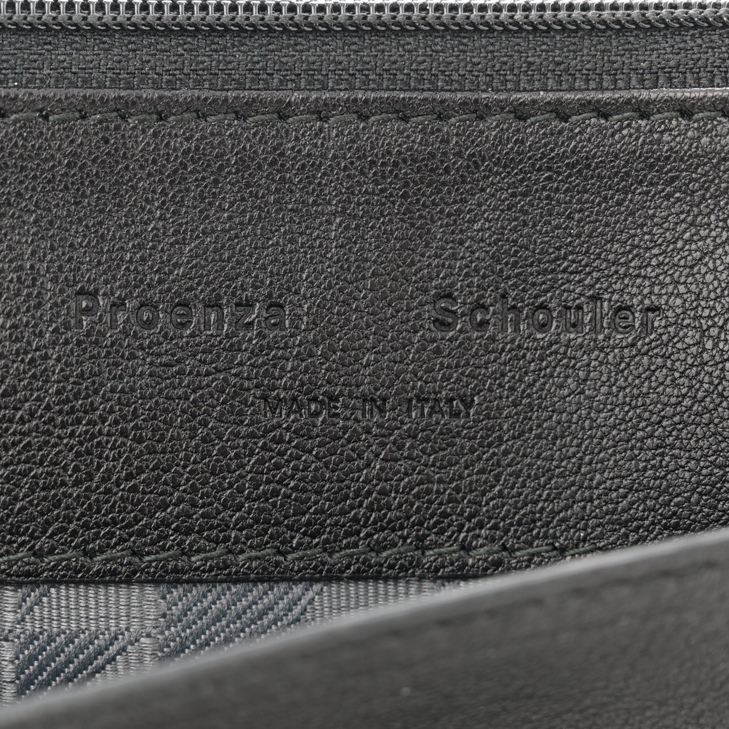 Lambskin Large PS1 Chain Wallet Black