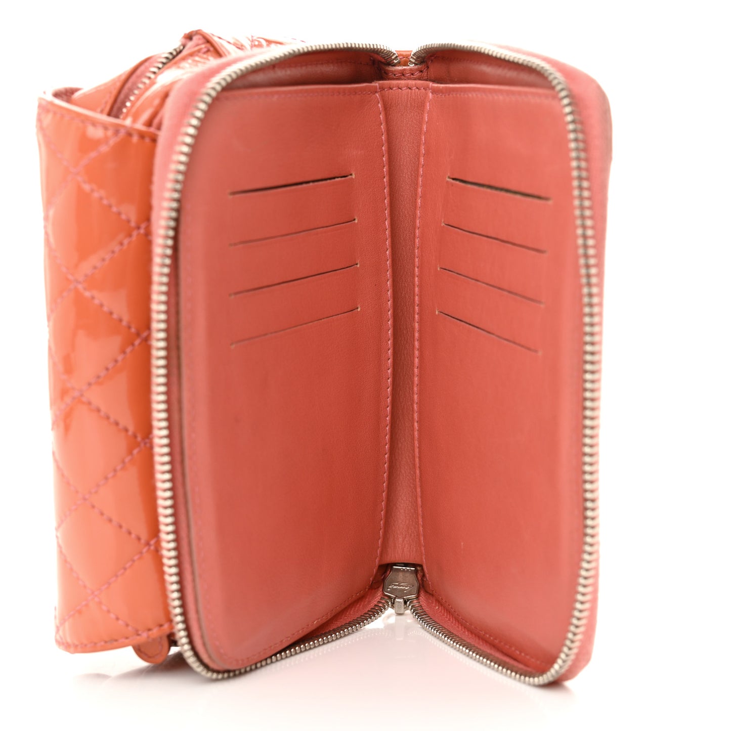 Patent Brilliant Mini Flap WOC Bag Pink