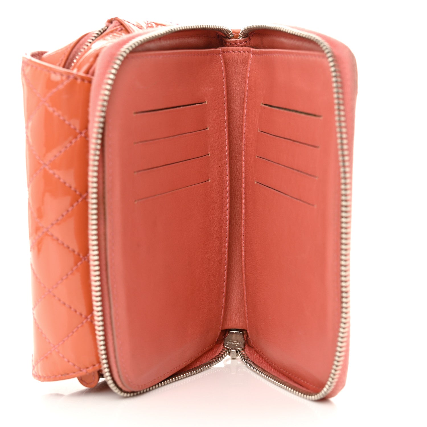 Chanel Patent Brilliant Mini Flap WOC Bag Pink 5 of 14