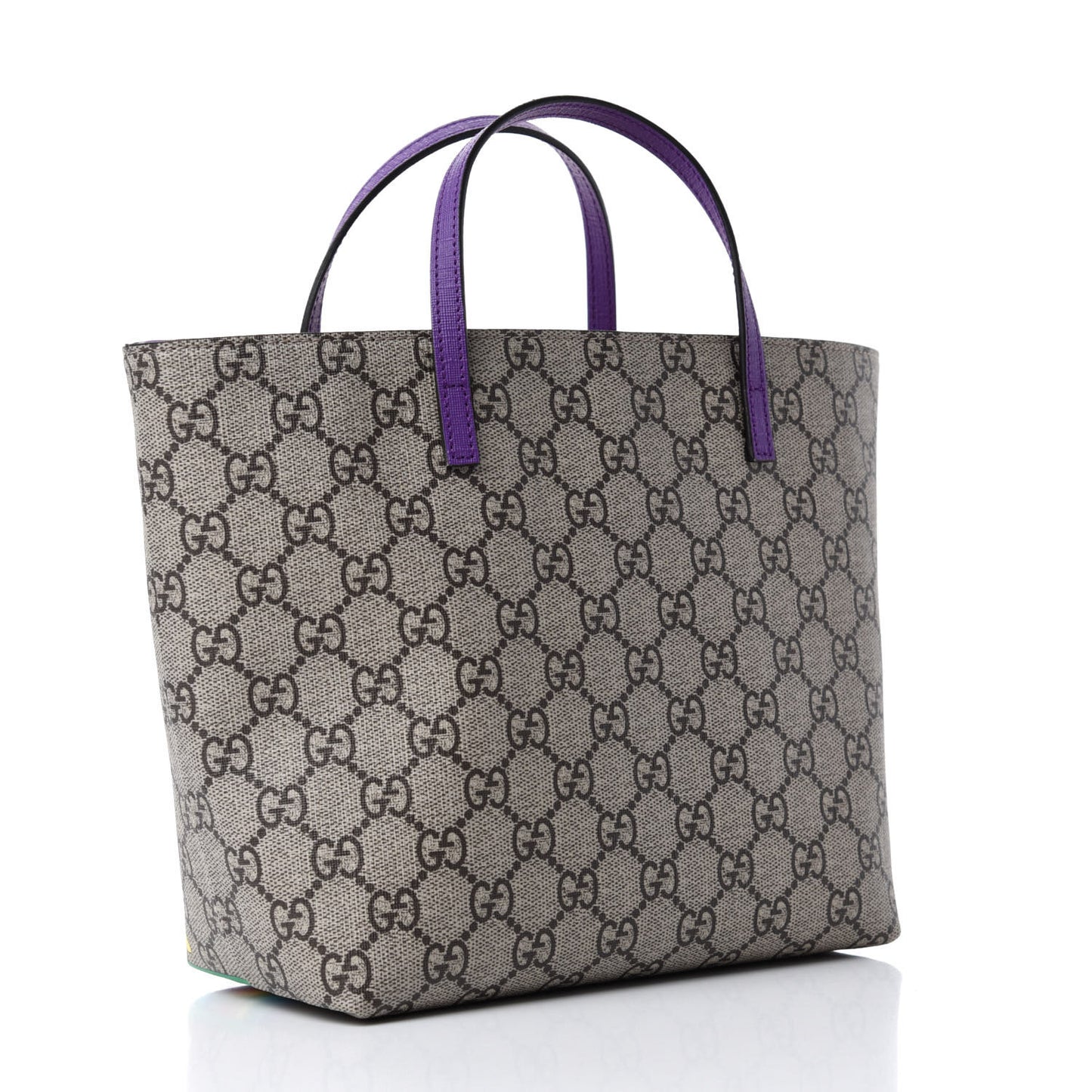 GG Supreme Monogram Childrens Rainbow Birds Tote