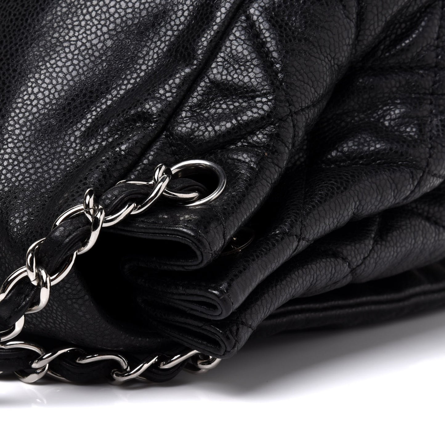 Caviar Timeless CC Accordion Flap Black