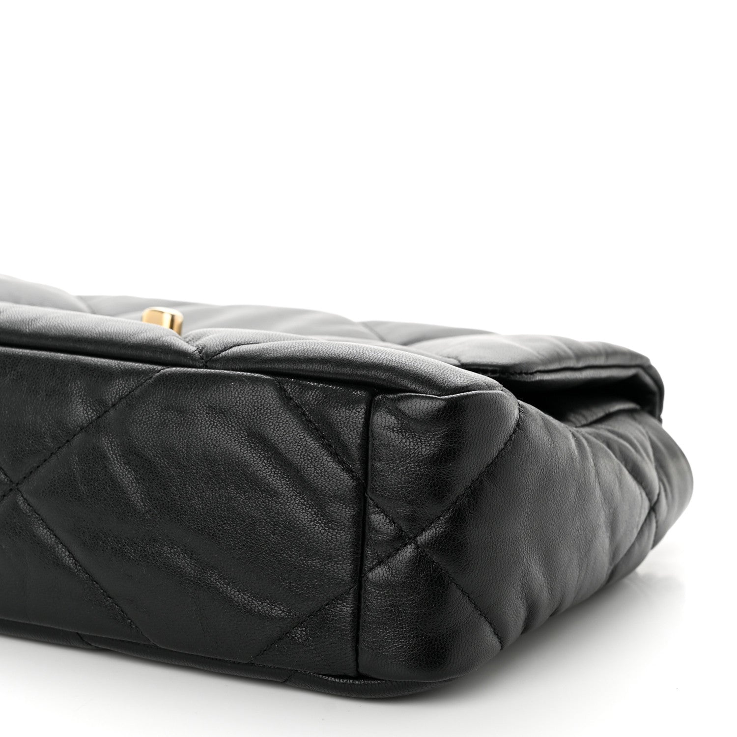 Chanel Goatskin Quilted Medium Chanel 19 Flap Black 10 of 10
