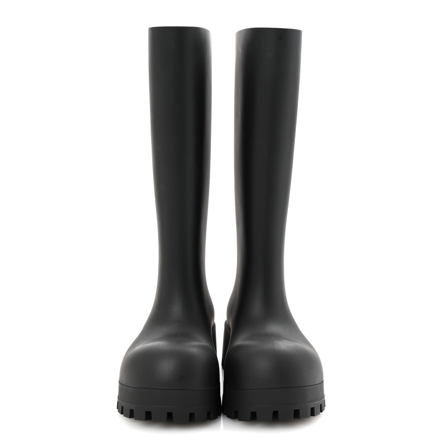 Balenciaga Rubber Bulldozer Rain Boots 39 Black 1758839 – FASHIONPHILE