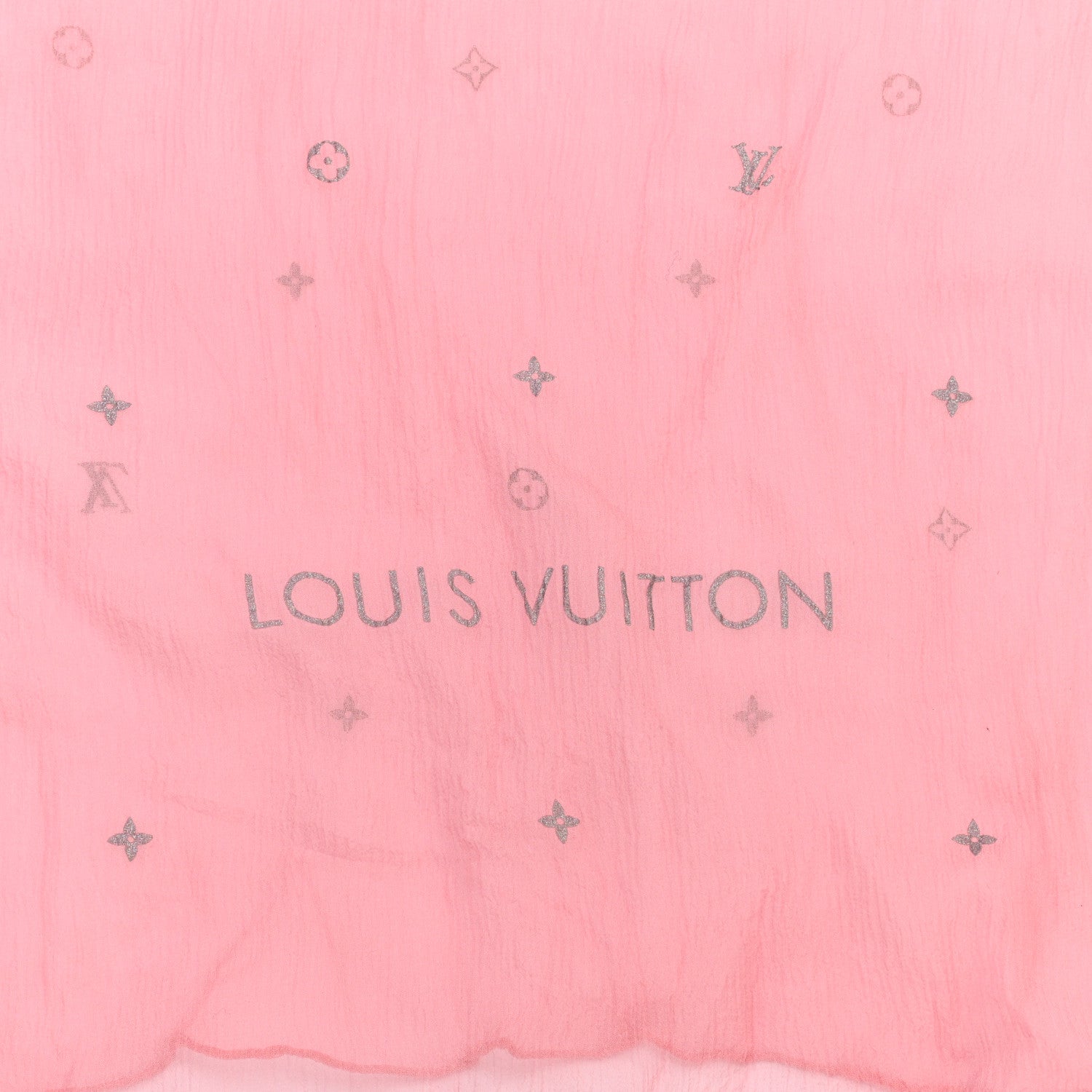 Louis Vuitton Silk Scarf Pink 3 of 5