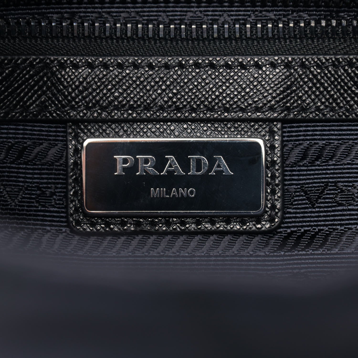 Prada Nylon Tessuto Impuntu Quilted Shoulder Bag Blue Black 6 of 10