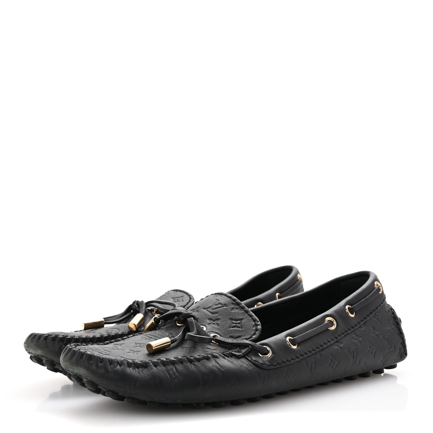 Louis Vuitton Empreinte Gloria Loafers 37 Black 4 of 9