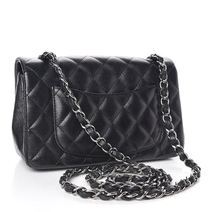 Chanel Iridescent Caviar Quilted Mini Rectangular Flap Black 3 of 11