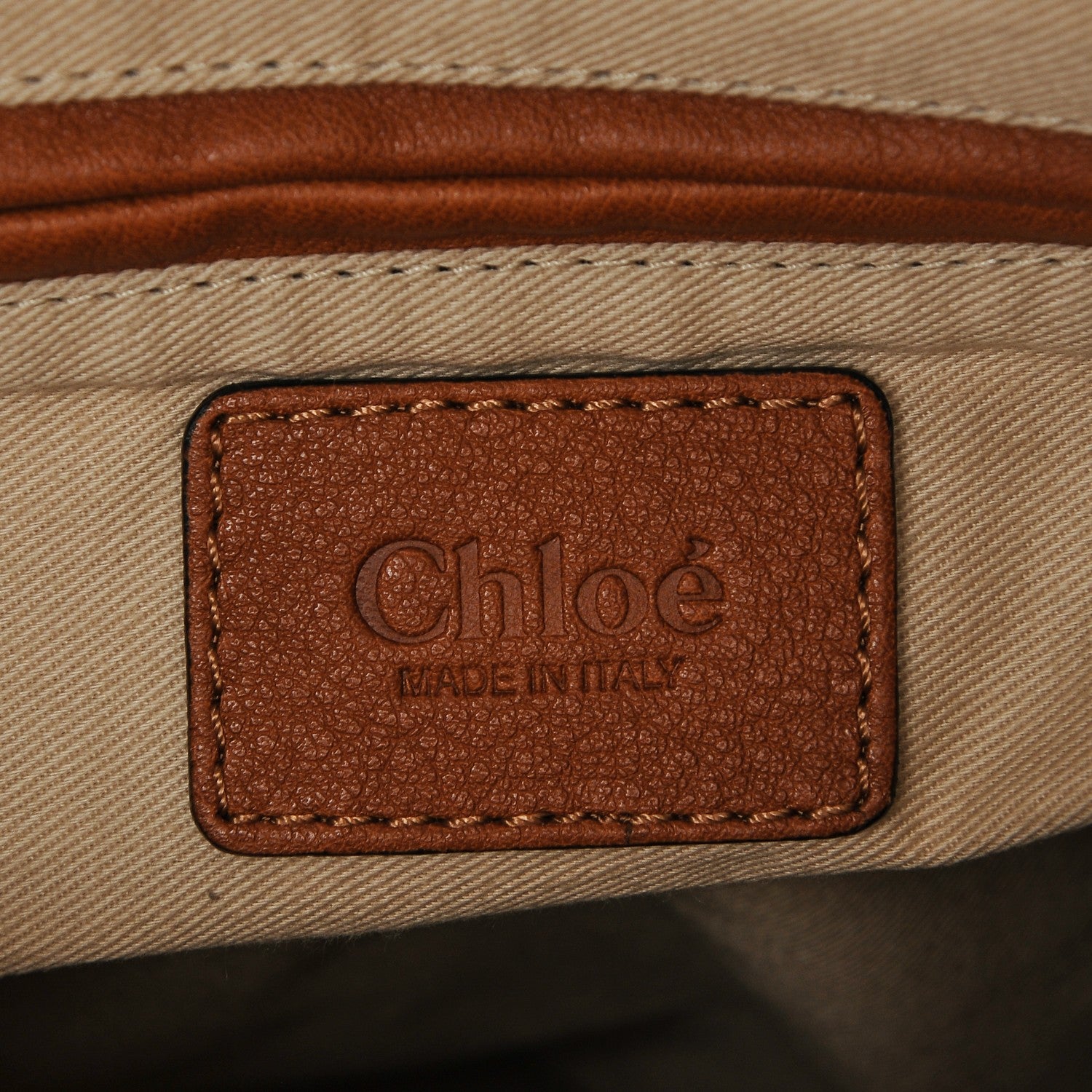 Chloe Calfskin Braided Medium Marcie Satchel Caramel 6 of 7