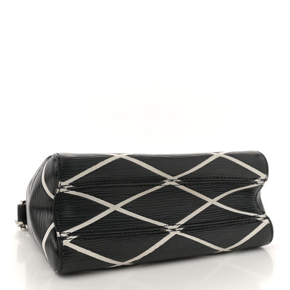 Louis Vuitton Epi Malletage Twist Shoulder Bag PM Black 4 of 10
