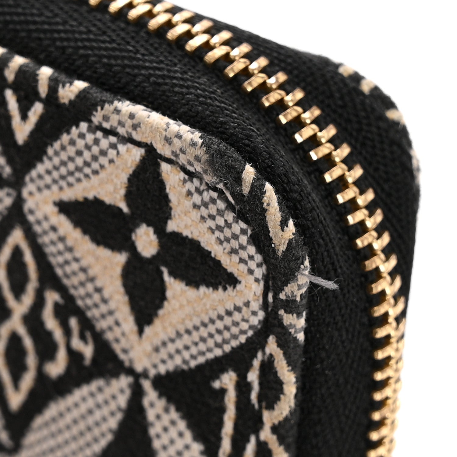 Louis Vuitton Jacquard Since 1854 Zippy Coin Purse Grey 10 of 10