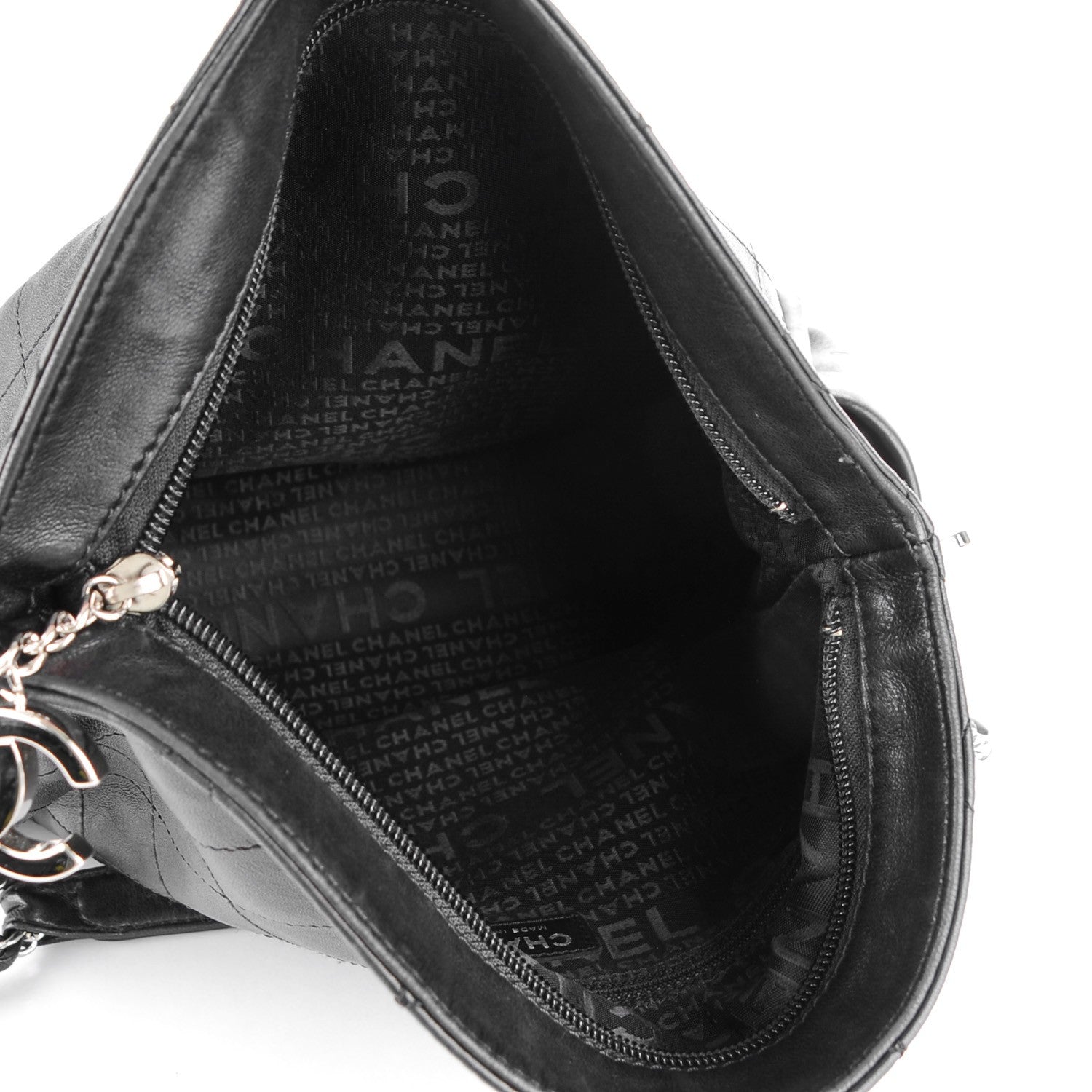 Chanel Lambskin Stitched Medium Ultimate Soft Tote Black 5 of 9
