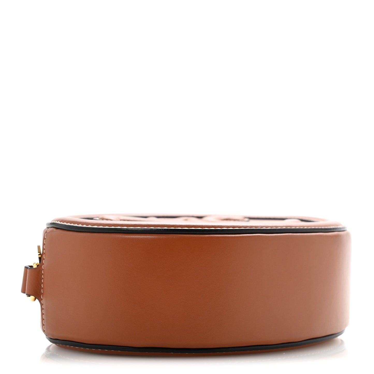Smooth Calfskin Cuir Triomphe Oval Bag Tan