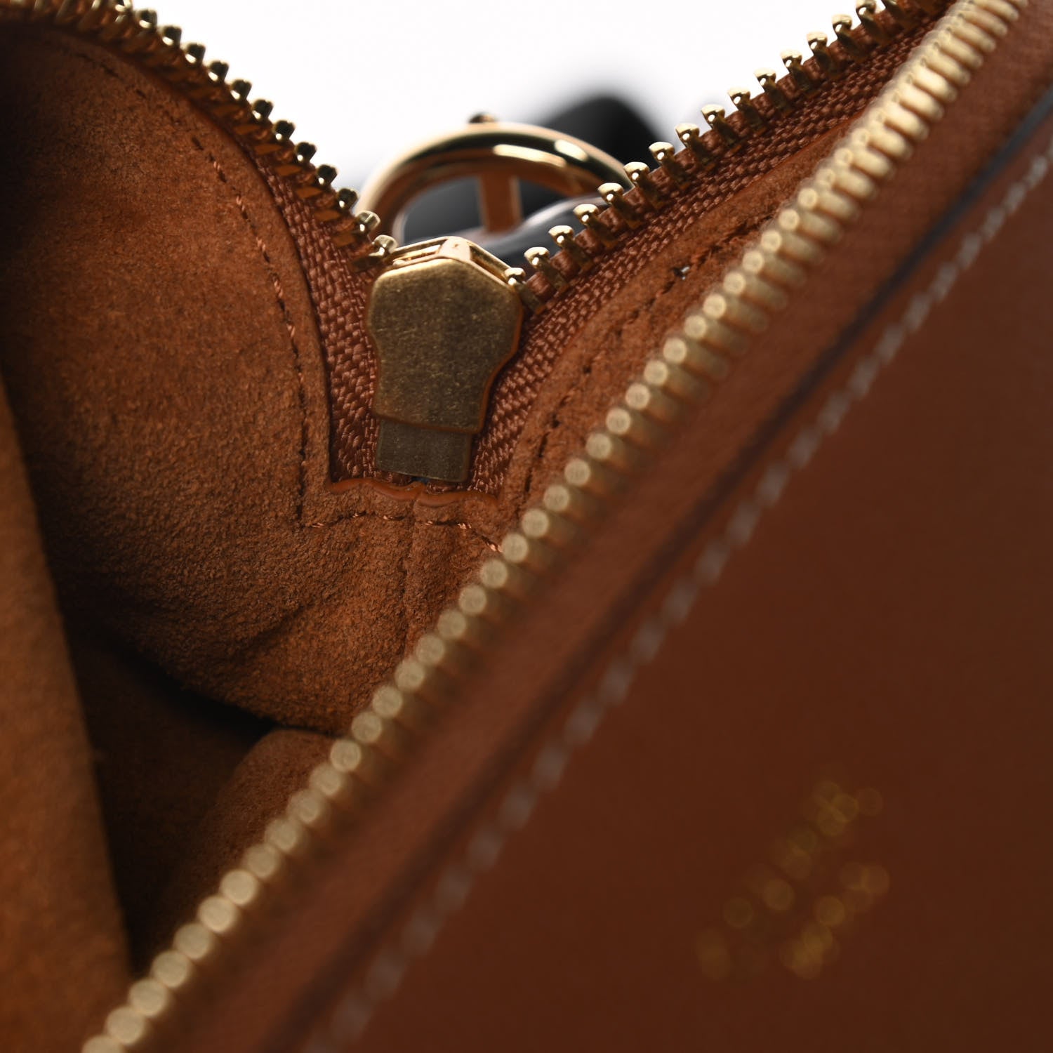 Celine Supple Calfskin Medium Romy Shoulder Bag Tan 6 of 13