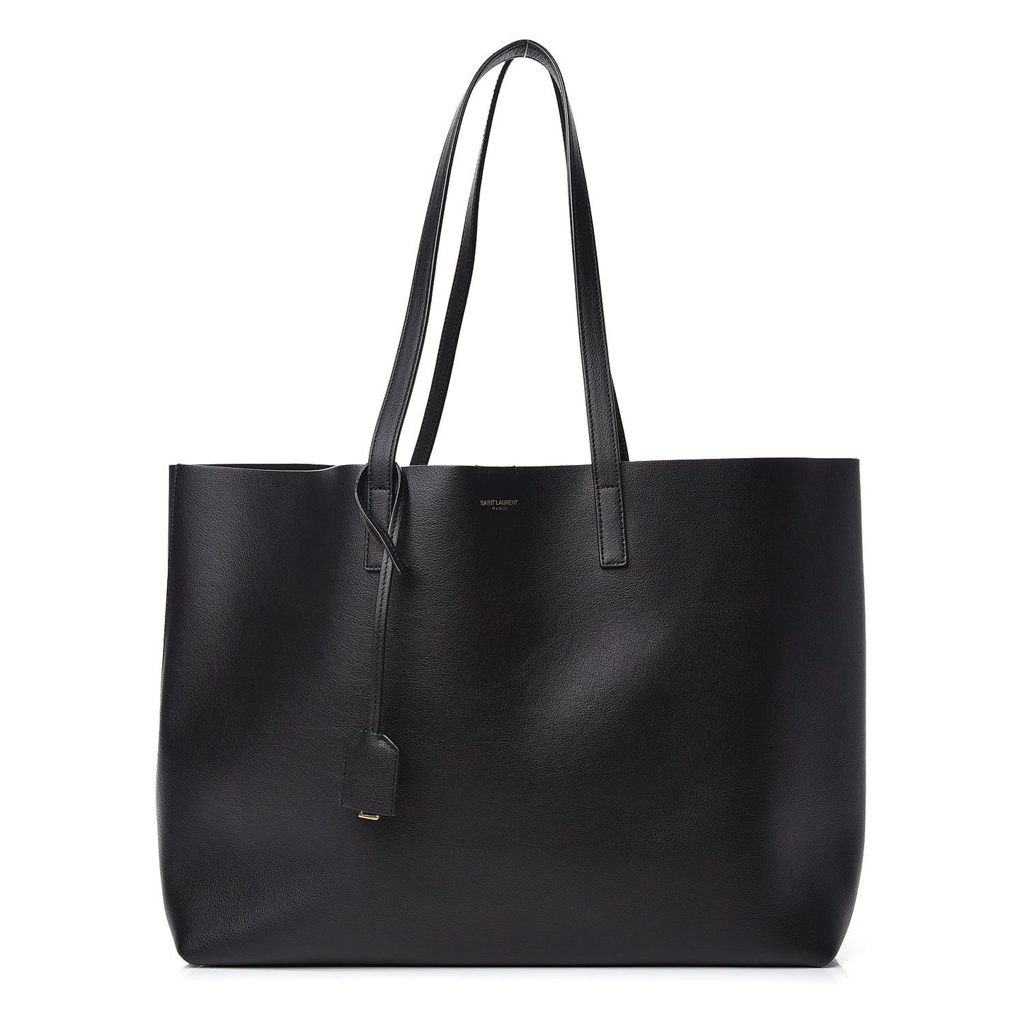 Calfskin Large Shopping Tote Black