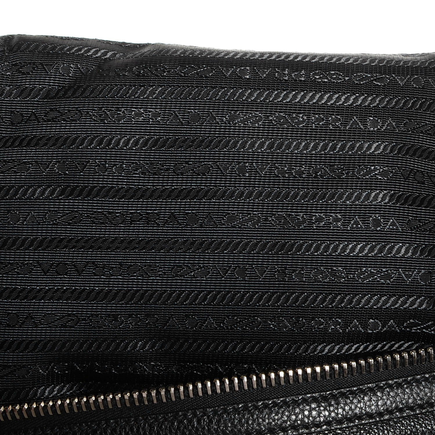 Prada Vitello Daino Tote Nero Black 9 of 11