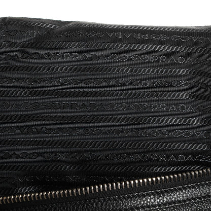 Prada Vitello Daino Tote Nero Black 9 of 11