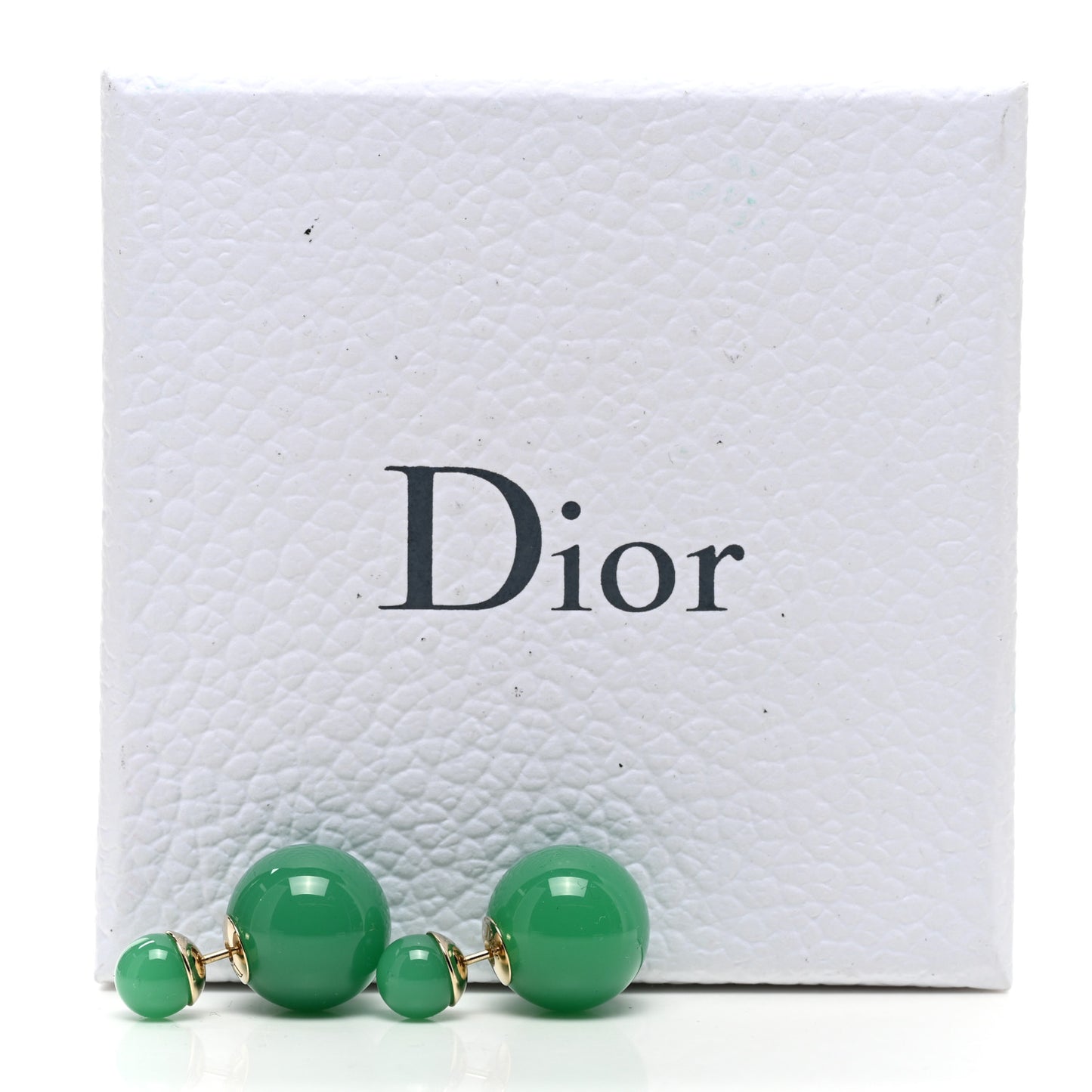 Mise En Dior Tribal Earrings Jade Green