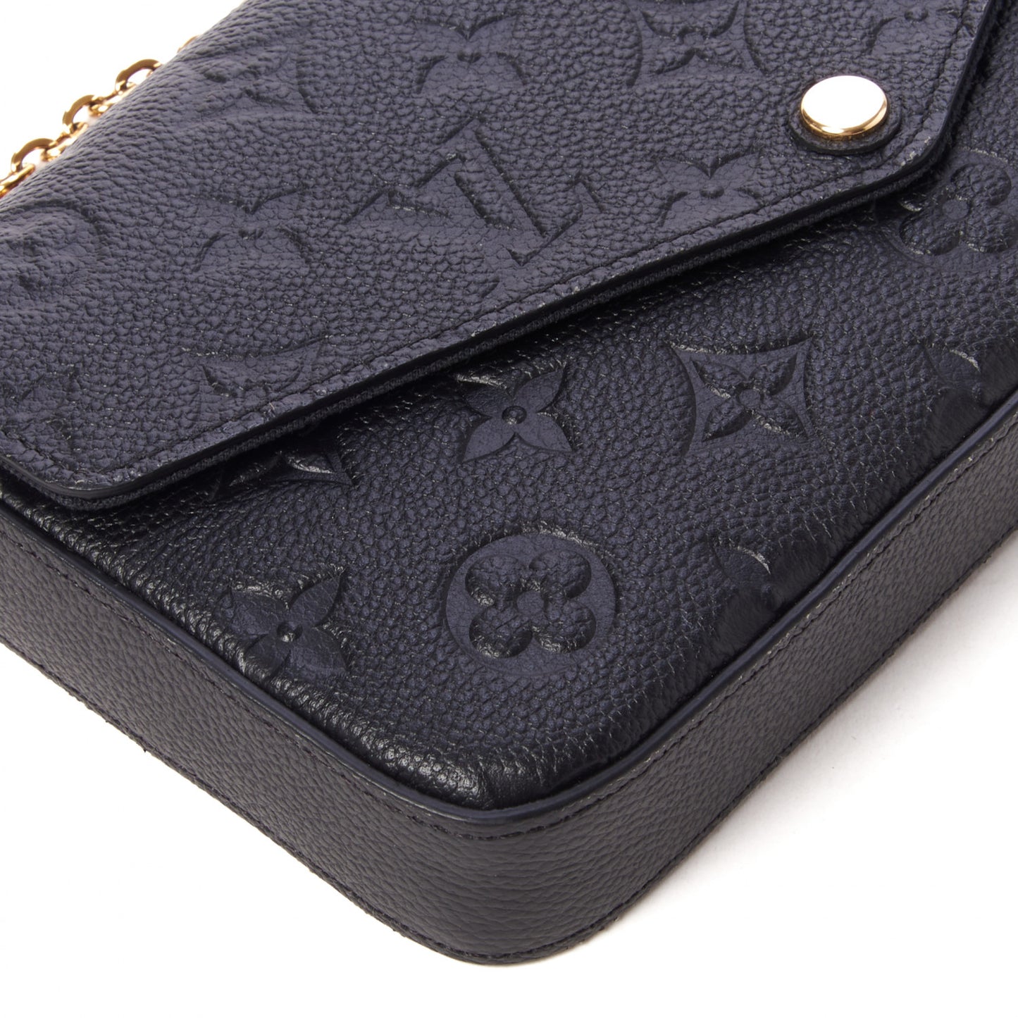 Empreinte Pochette Felicie Chain Wallet Black
