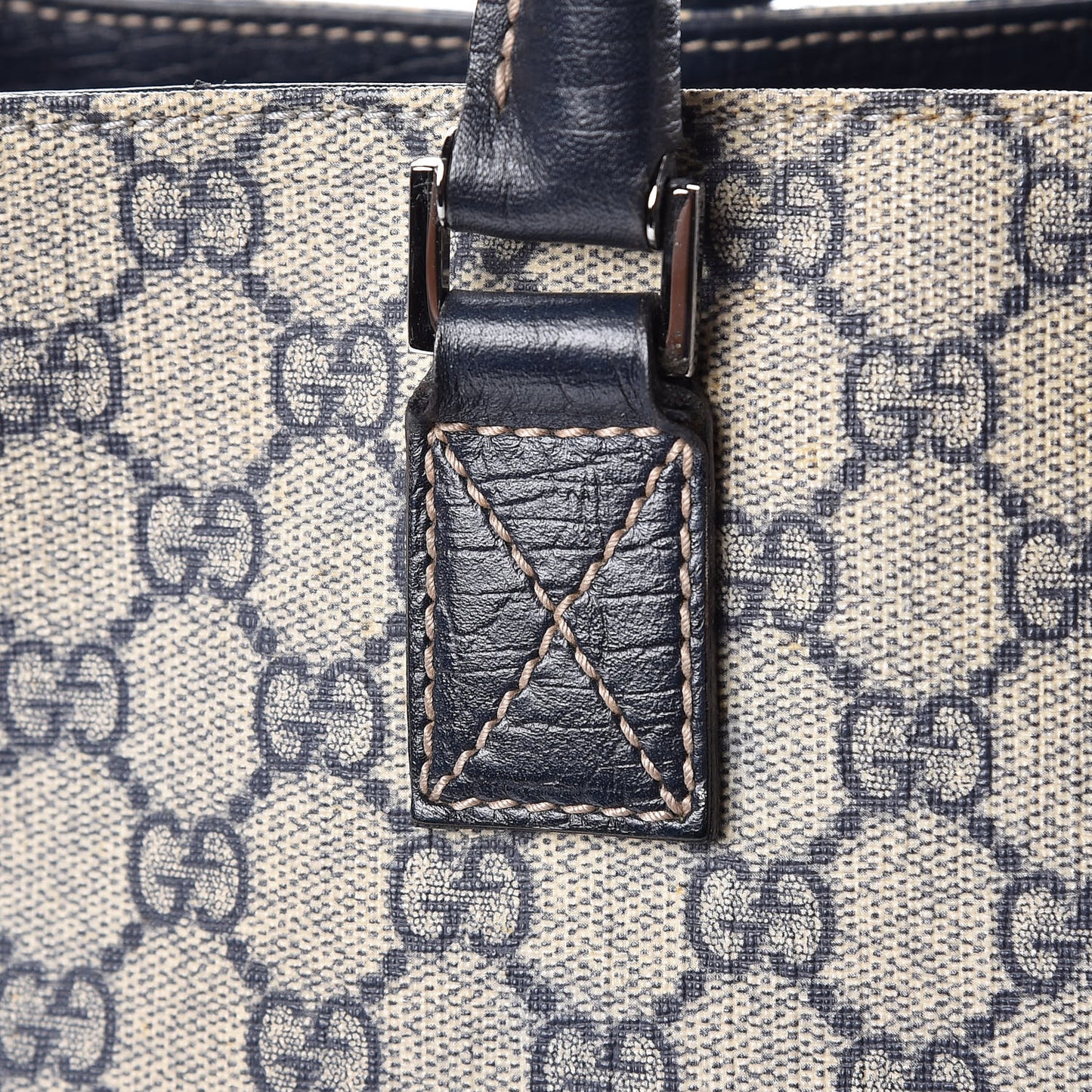 GG Plus Monogram Small Vertical Tote Blue
