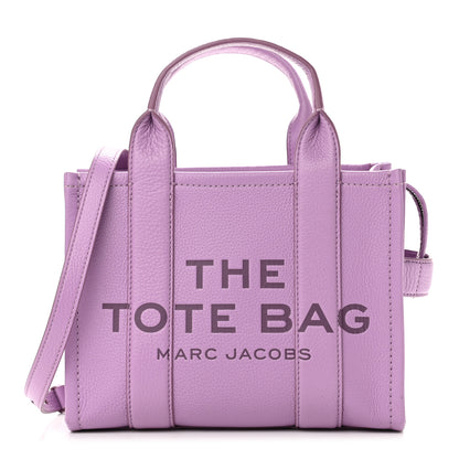 Marc Jacobs Grained Calfskin Small The Tote Bag Regal Orchid 1 of 11
