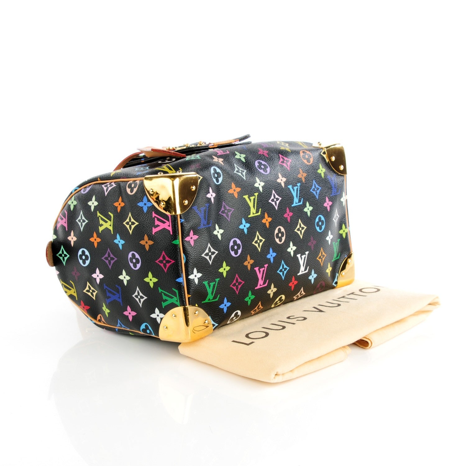 Louis Vuitton Monogram Multicolor Speedy 30 Black 4 of 8