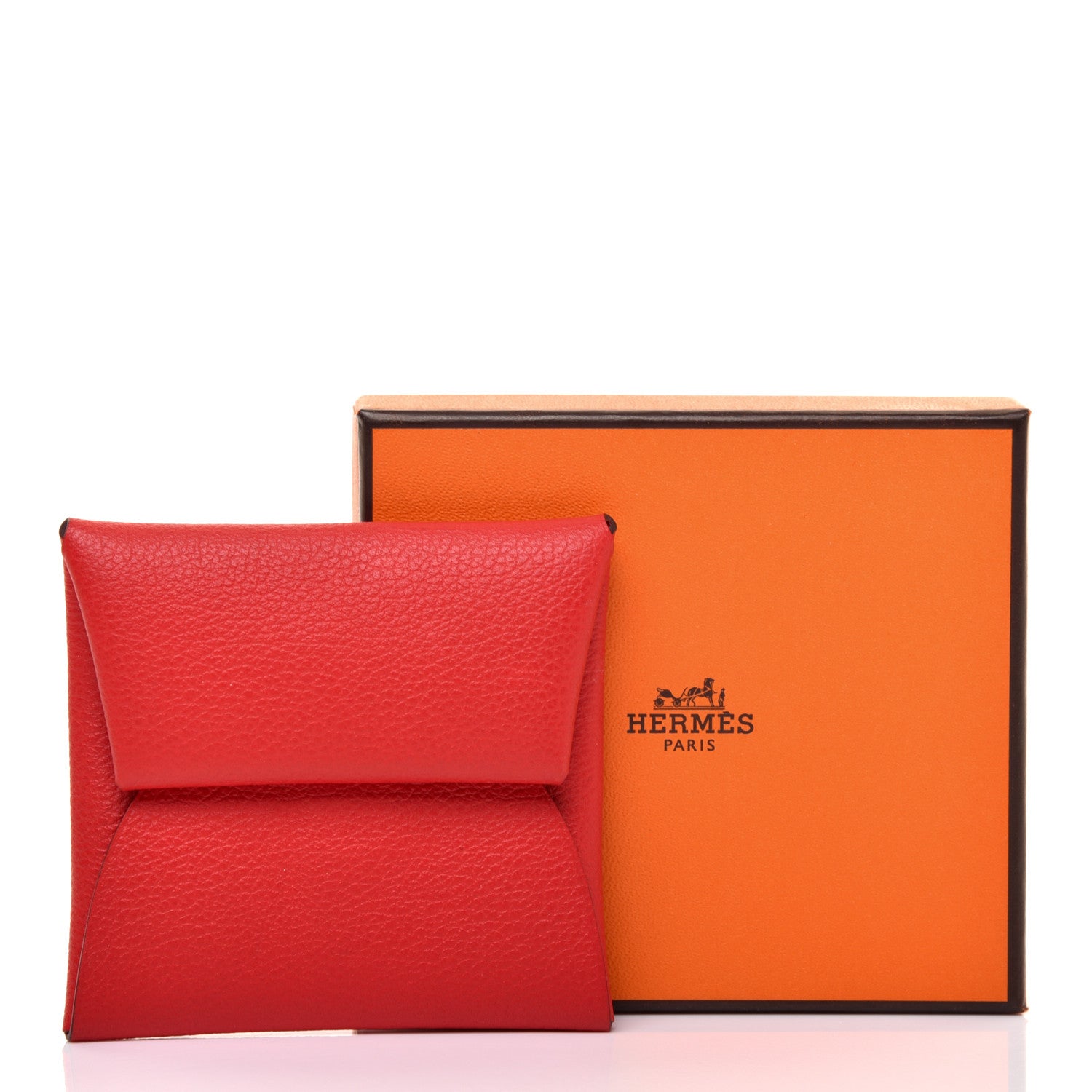 Hermes Evercolor Bastia Coin Purse Rouge De Coeur 8 of 8