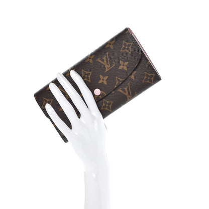 Louis Vuitton Monogram Emilie Wallet Rose Ballerine 2 of 8