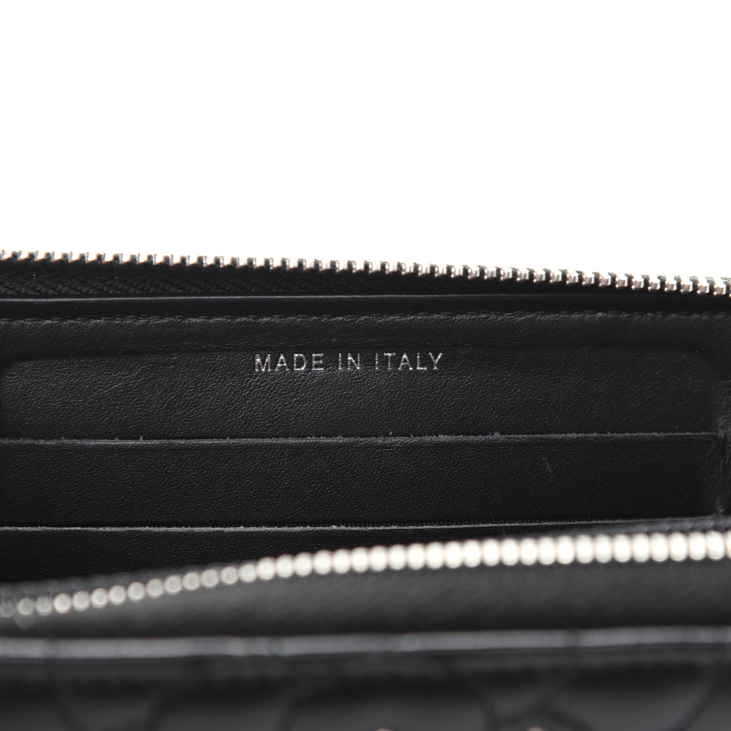 Chanel Lambskin Camellia Studded Large Gusset Zip Around Wallet Black 9 of 15